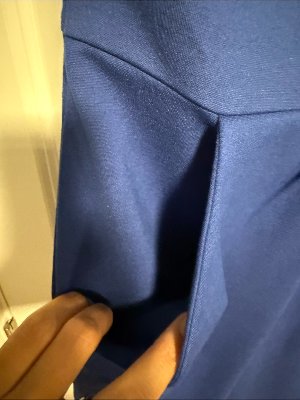 Quince Cobalt Cap-Sleeve Sheath Dress - Picture 3 of 6